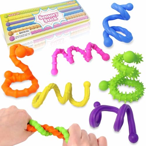 Bambebe 6 Pack Sensory Fidget Spielzeug für Kinder Kleinkinder: Silikon...