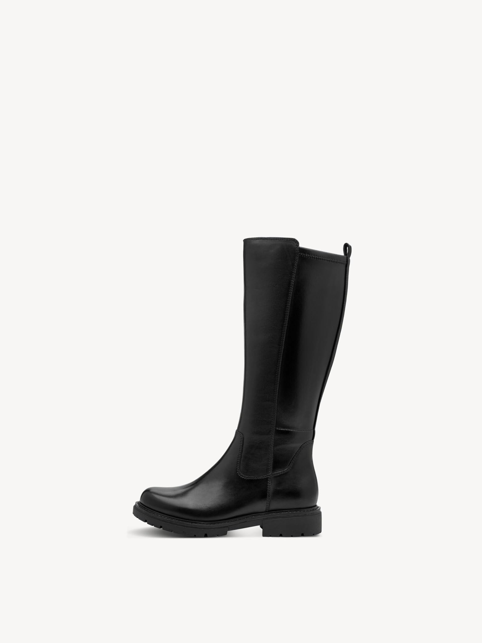 Jana bottines cuir femme à lacets avec fermeture éclair