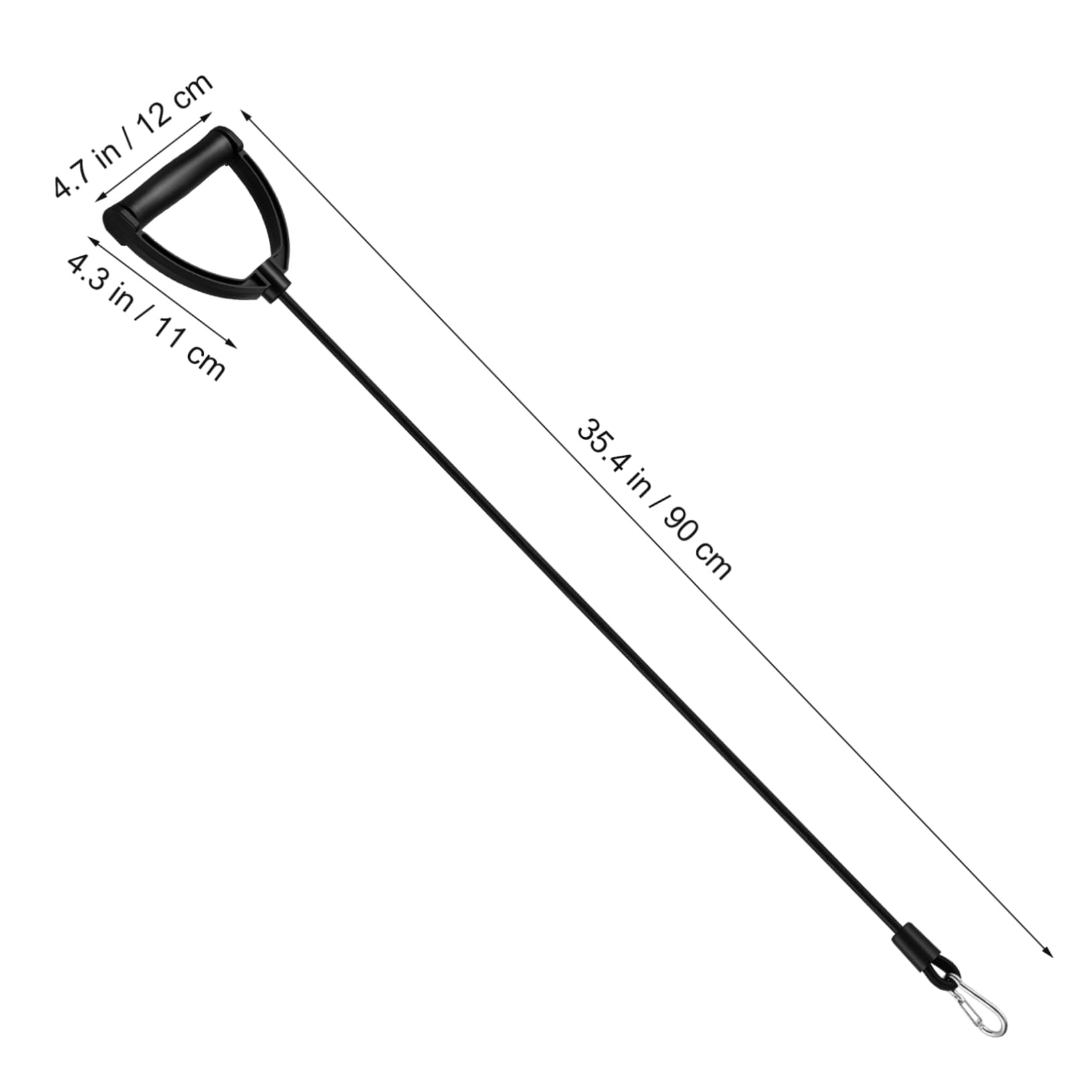 KOMBIUDA 1Pair Stepper Resistance Bands with Handle Fitness Equipment Accessories for Exercise Ropes for Strength Training and Muscle Toning Ideal - Image 4