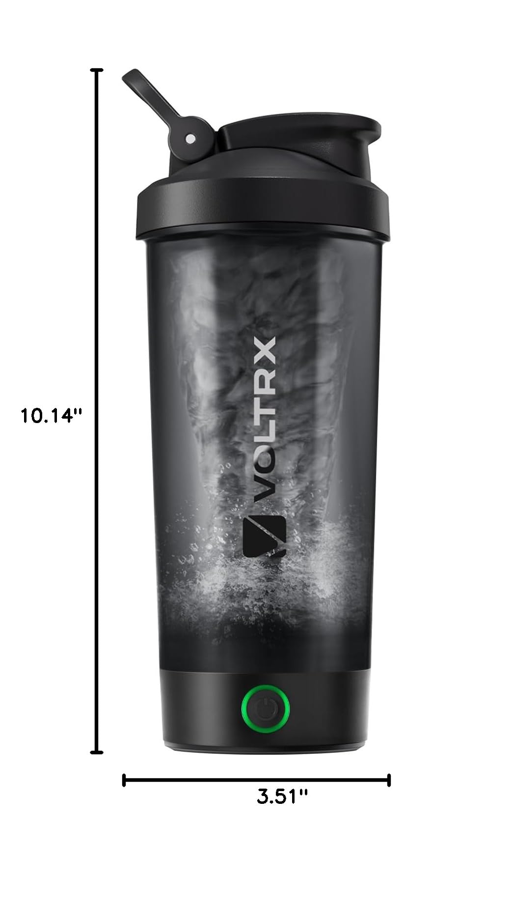 VOLTRX Protein Shaker Bottle, Merger USB C Rechargeable Electric Protein Shake Mixer, Shaker Cups for Protein Shakes and Meal Replacement Shakes, BPA Free, 24oz — Amazon image 10