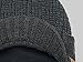 Home Prefer Men's Winter Hat Thick Knit Beanie Cap with Visor Newsboy Beanie Hat Dark Gray