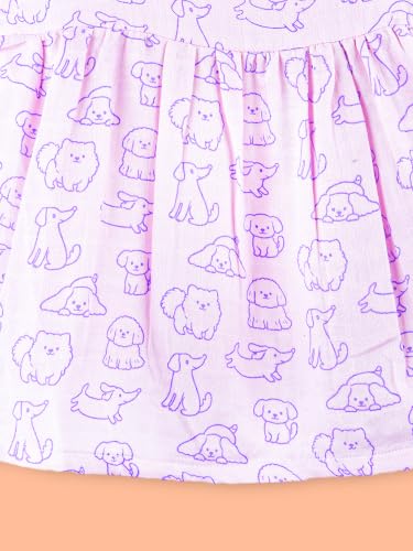Image of Kidbea Bamboo Cotton Baby Girl Dress, Sleeveless Casual Wear Girls Frock