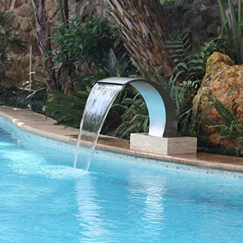 Ataay Waterfall Fountain Stainless Steel Garden For Swimming Pool Sea Water, Garden, Pond Equipment,Outdoor Fountains #TOP3