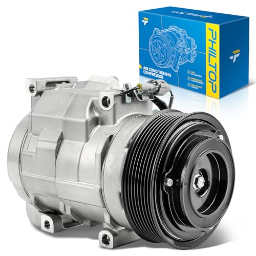 Image of PHILTOP 158325 NEW AC Compressor w /Clutch for Tundra 2007-2021 4.6 /5.7L | Brand-new A /C Compressor, Replaces# 208385N T158325 639348 CO11234C CWK639348 2022062R 610314 883200C160 141012 6512732