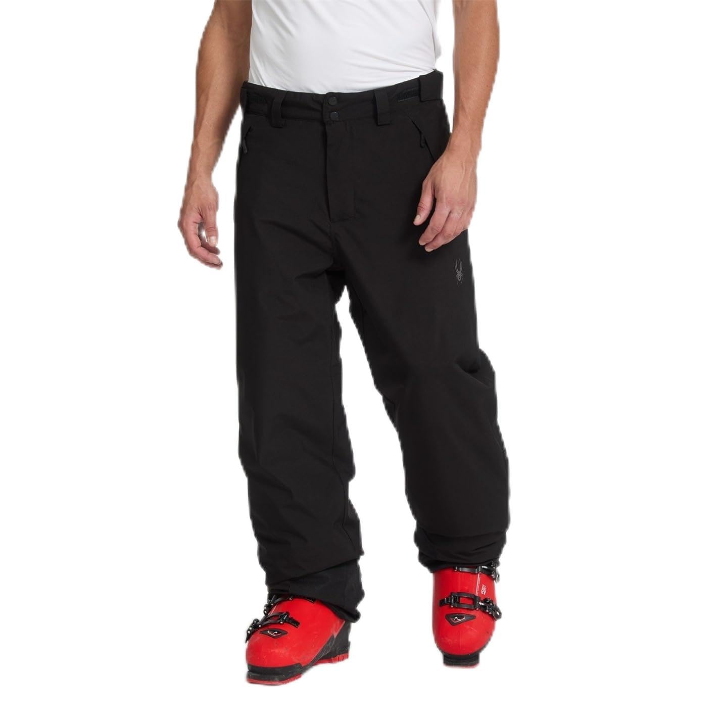 Spyder Men's Black Ski Trousers in Size L, Sports Direct