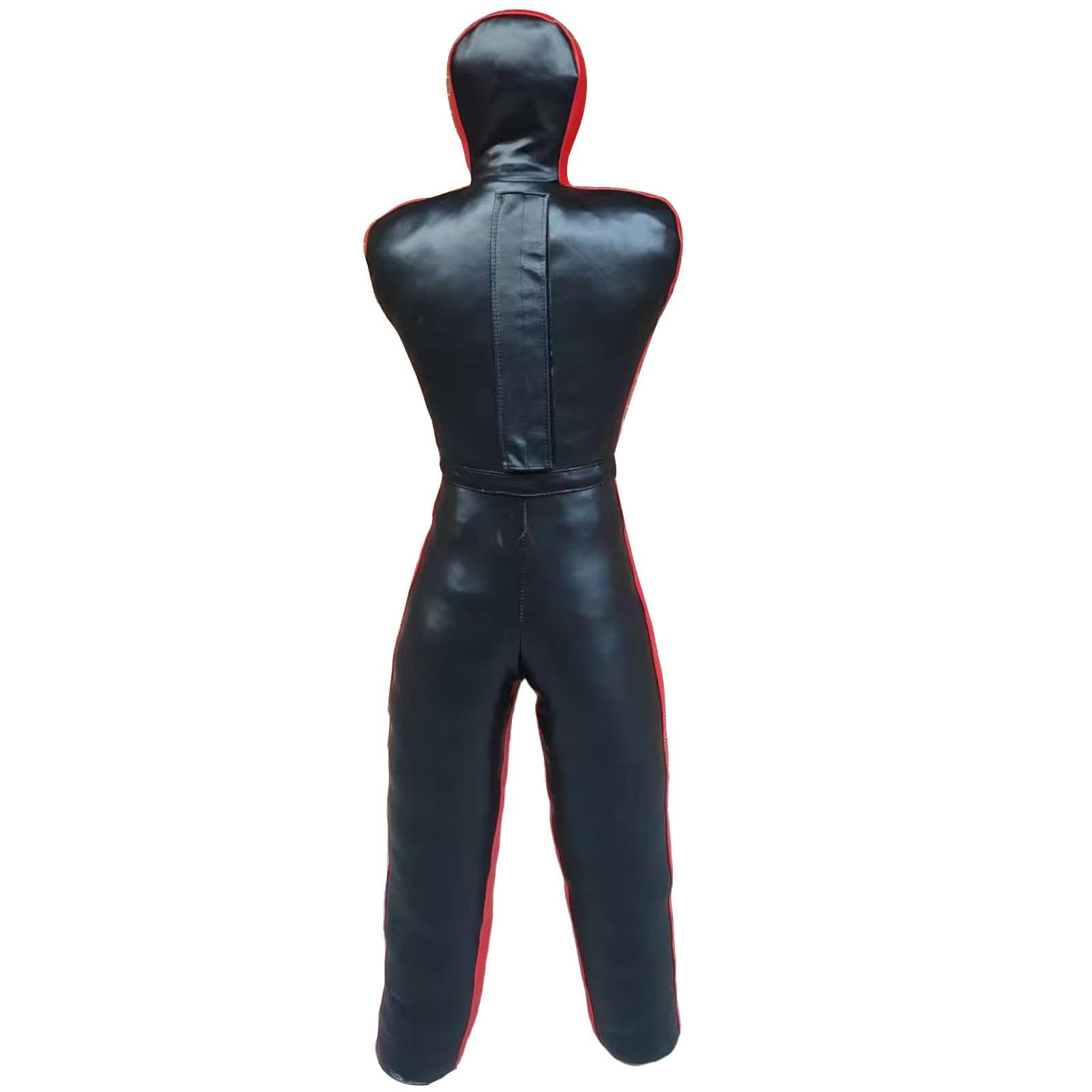 Menolana MMA Grappling Dummy Jiu Punching Bag Unfilled Multifunction MMA Throwing Punching Dummy Training Equipment for Children, Height 122cm