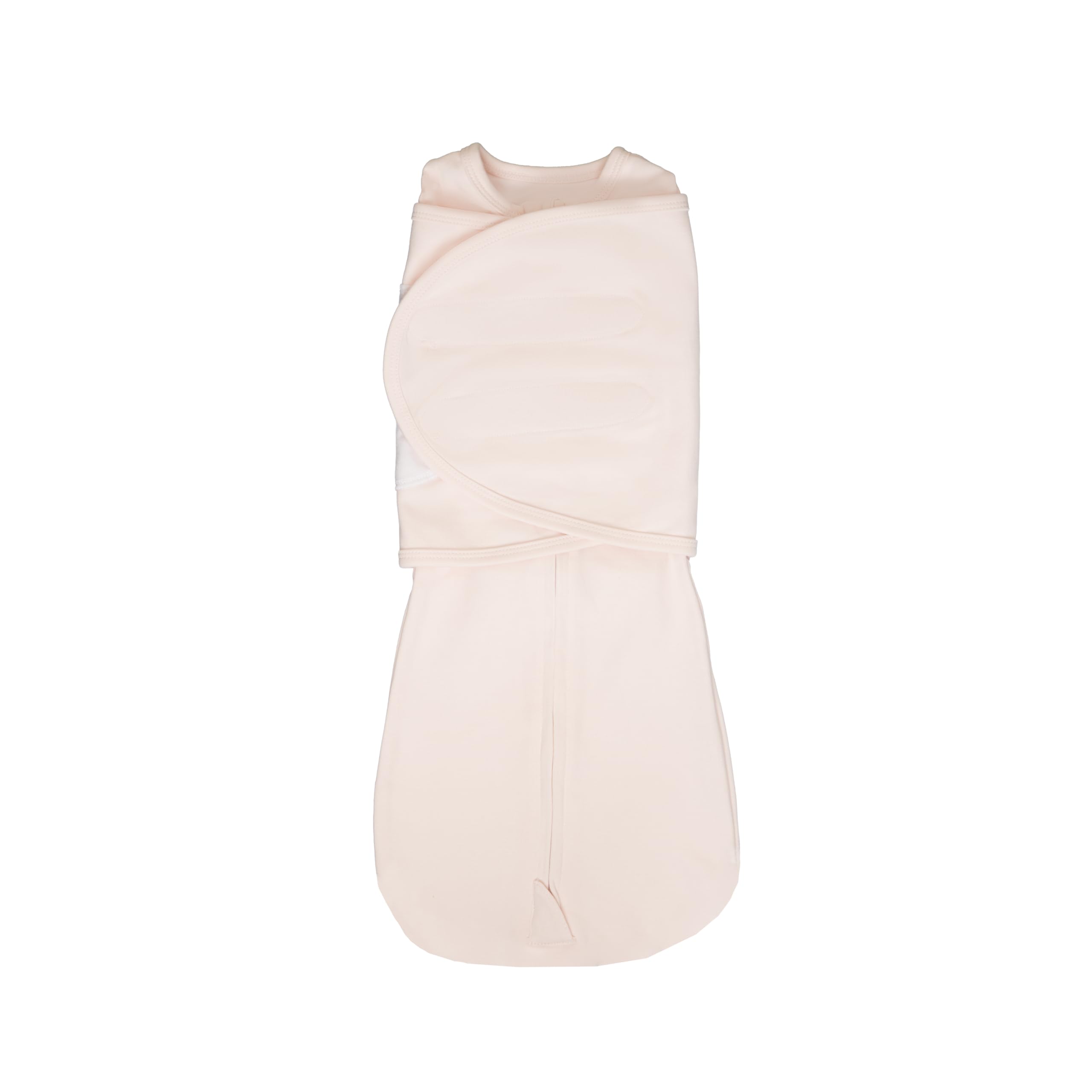 LullaBaby Double Dream Swaddle: Exklusives Doppelflügel-Design, von Kinderärzten empfohlen, ultraweiche Baumwolle, 0–2 Monate, 2,7–6,4 kg, Primrose Pink