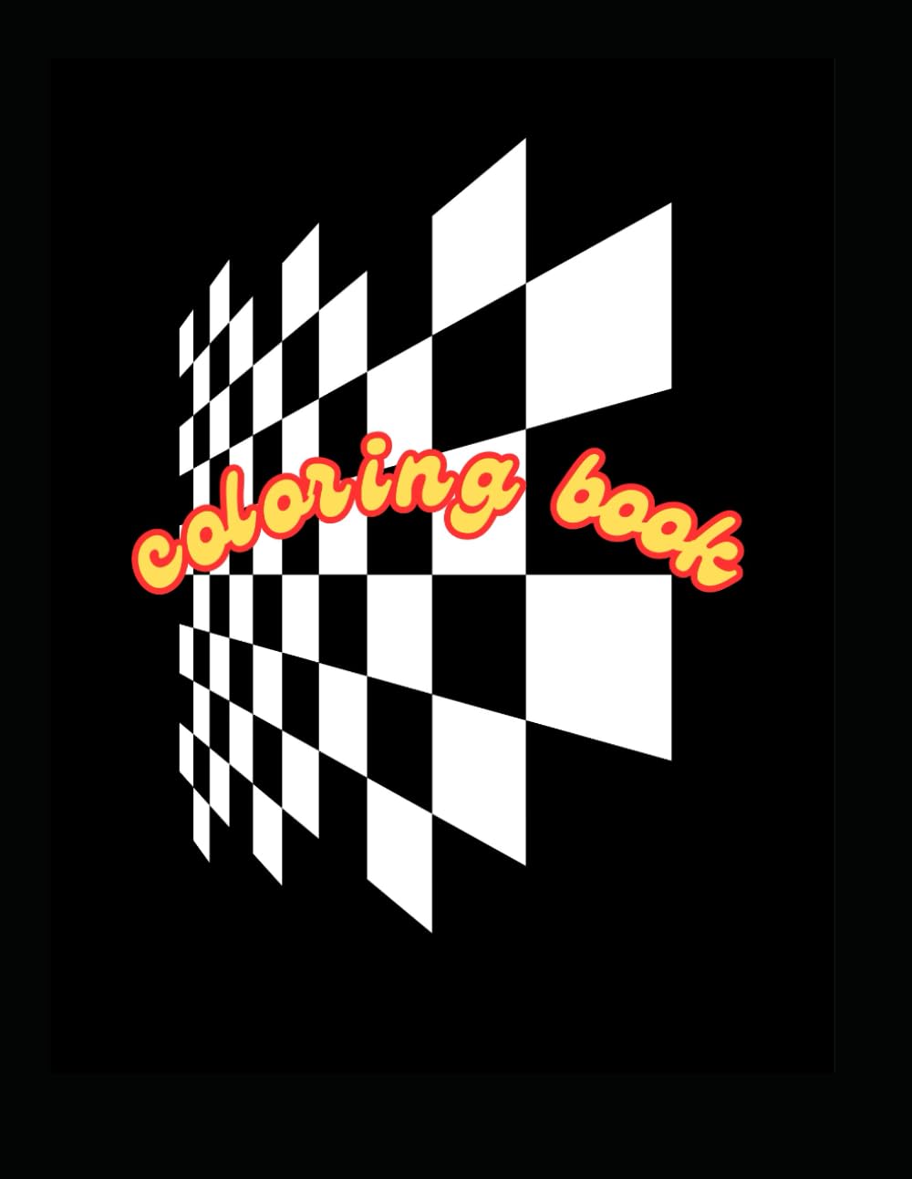 Trippy Coloring Book – Black & White Edition