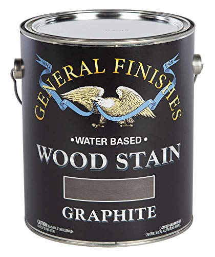 General Finishes Water Based Wood Stain, 1 Gallon, Graphite General Finishes Water Based Wood Stain, 1 Gallon, Graphite