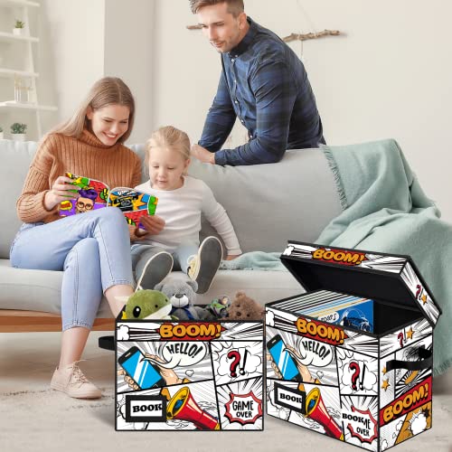 Ynszas COMIC BOOK STORAGE Book Box, 15.8 Inch X 7.8 Inch X 11.8" thumb #5