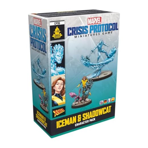 Atomic Mass Games | Marvel Crisis Protocol: Iceman & Shadowcat |Expansión de Miniaturas | A Partir de 14 Años | para 2 Jugadores | 90 Minutos por Partida | Multilenguaje (Incluye Español)