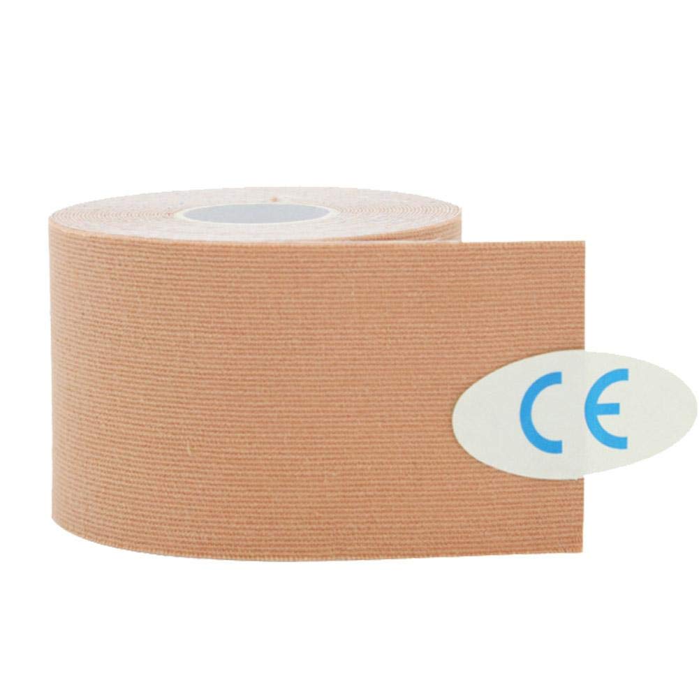 EVTSCAN Muscle Tape 5cm 5m Cotton Strain Injury Muscle Taping Strapping Bandage Elastic Adhesive Sport Tape