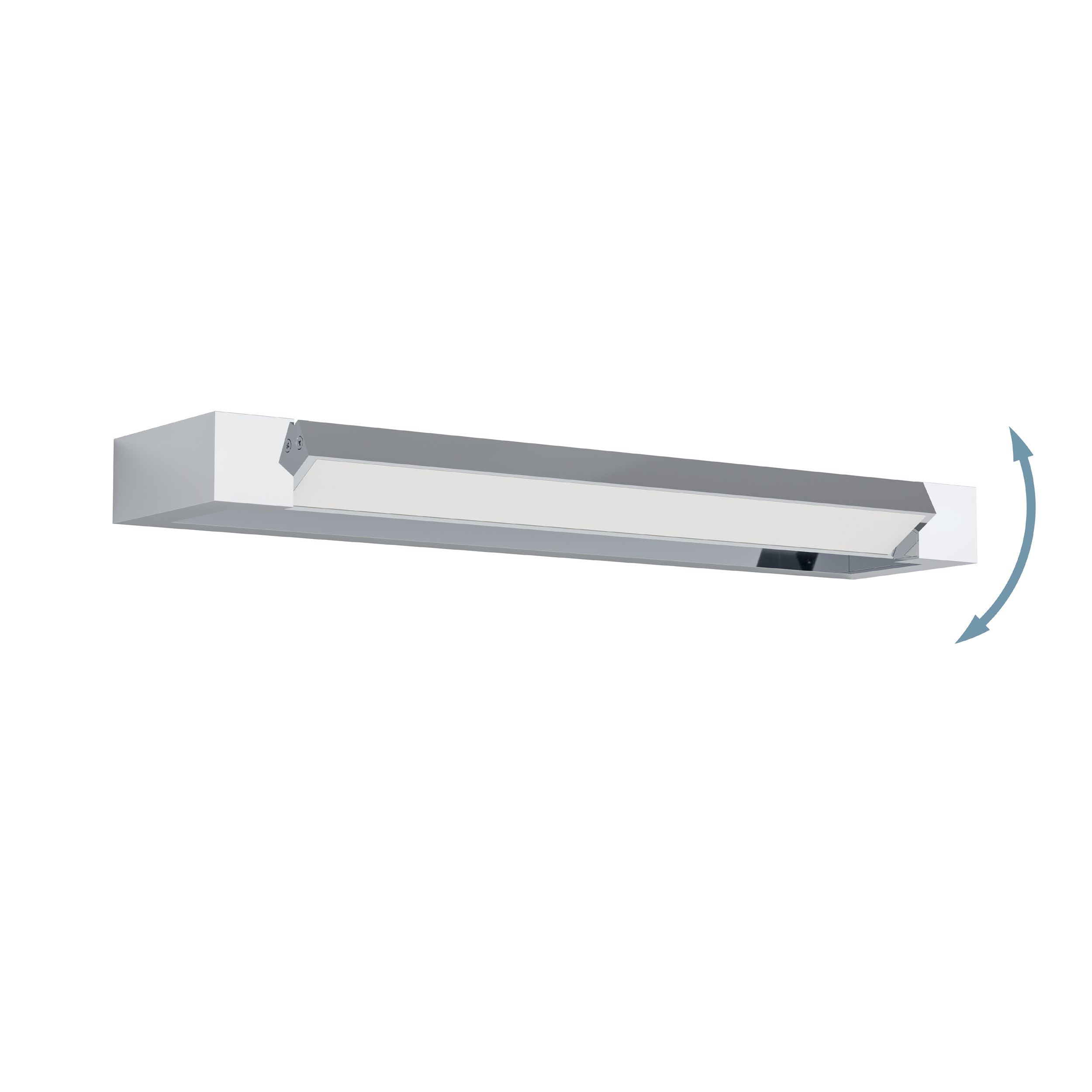 EGLO LED Wandleuchte Gemiliana, Wandlampe aus Metall und Kunststoff in Weiß | Bad Spiegellampe, Badezimmer und Flur Lampe, neutralweiß, IP44