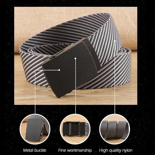 Casual Nylon Belt Army Adjustable Men Outdoor Travel Tactical Belt Vintage Waist Belts for Jeans (Color : C) (A)2