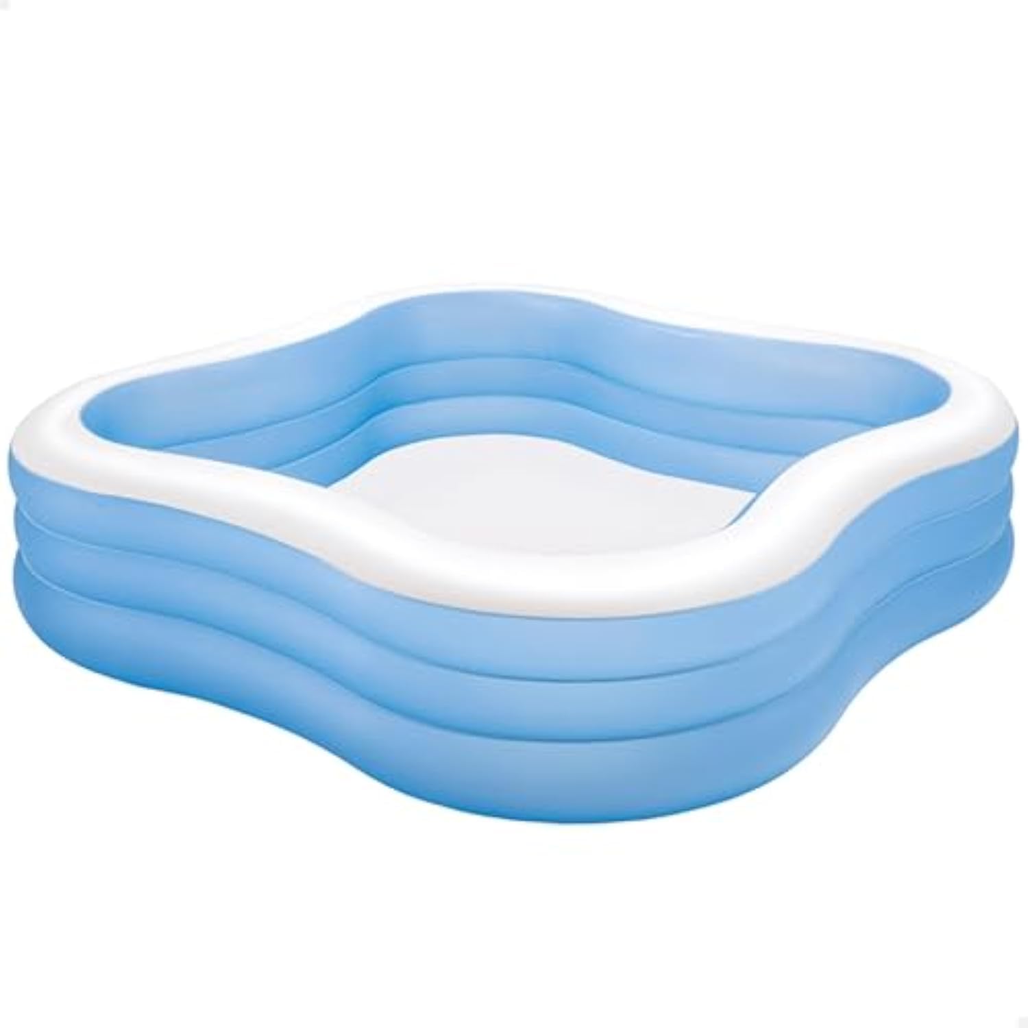 Intex 57495NP - Piscina hinchable cuadrada 229 x 56 cm, 1.250 litros