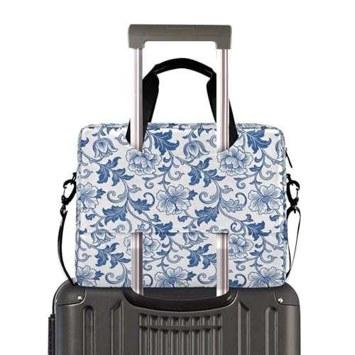 Bolso portátil para laptop 15.6" azul vintage miniatura 4