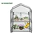 heresell Garten stöckiges Gewächshaus, PVC Warm Garten Cover Mini Haushalt Pflanze für Gewächshaus 2 Ebenen Ohne Eisen Rahmen
