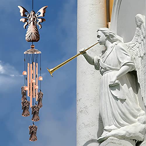 Angel Wind Chimes, Christmas Wind Chimes Gifts For Women Gifts For Mom Gifts For Grandma Gardening Gifts Outdoor Decor Angel Gifts Birthday Gifts Retro Metal Wind Chimes Angel Chimes #TOP5