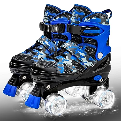 Adjustable Roller Skates for Boy & Youth, Kids Roller...