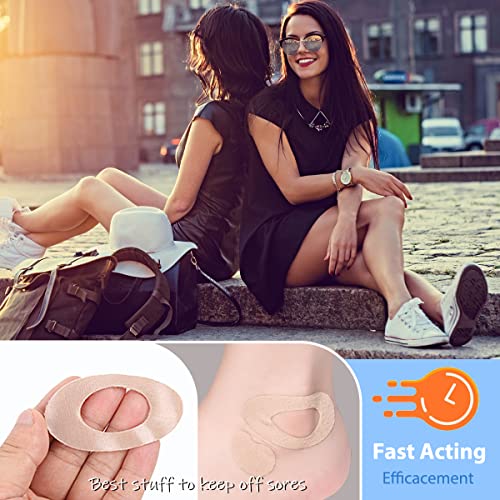 Moleskin For Feet Blisters, Moleskin Tape Flannel Adhesive Pads, Ball Of Foot Cushion, Blister Prevention Pads For Heels, Heel Stickers, Blister Bandages Foot Protection Reduce Friction And Heel Pain #TOP2