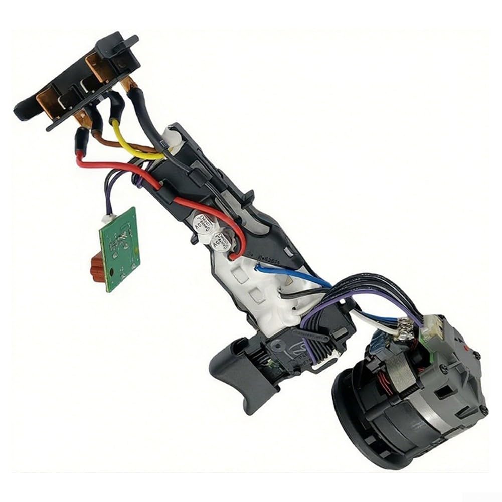 Interruptor de motor de repuesto N880474 para destornillador de impacto inalámbrico sin escobillas DCF887 | Pieza de herramienta eléctrica de 220 V compatible con serie | Carcasa de plástico de metal