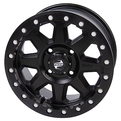 4/137 Tusk Uinta Beadlock Wheel 15x7 5.0 + 2.0 Matte Black For CAN-AM Maverick X3 X RC Turbo RR 72 Inch 2020-2022