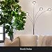 Brightech Orion Arc Floor Lamp for Living Room, Tree Floor Lamp with 5 ...