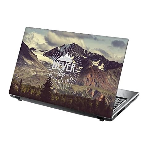 TaylorHe Colourful Laptop Skin with Leather Effect Cover