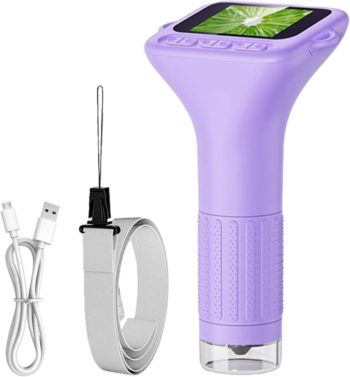 ハンディ型デジタル顕微鏡 - 1000倍 STEM対応 科学学習キット - ミニデジタル顕微鏡 - 幼児向け自然観察 ホームスクール