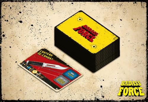Don't Panic Games | Badass Force : version VHS | Jeu de société | À partir de 14 ans | 3-6 joueurs | 45 minutes