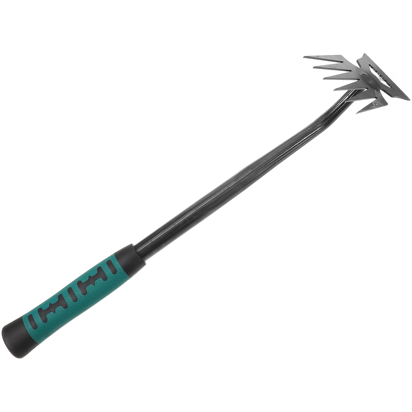 Hemobllo 2 Stück Hiege aus Jäten Abzieher Gartenscheren Clearing-Tool Ziehwerkzeug Hacke manuelle Unkrautentferner wieder haltbare Hand Unkraut jäten Unkrautstecher Stahl
