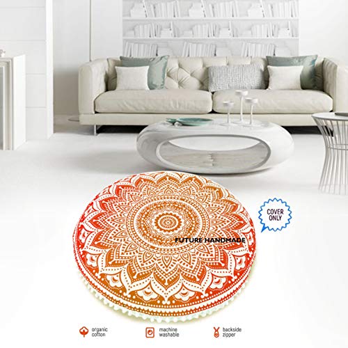 Future Handmade, copricuscino rotondo, per pouf