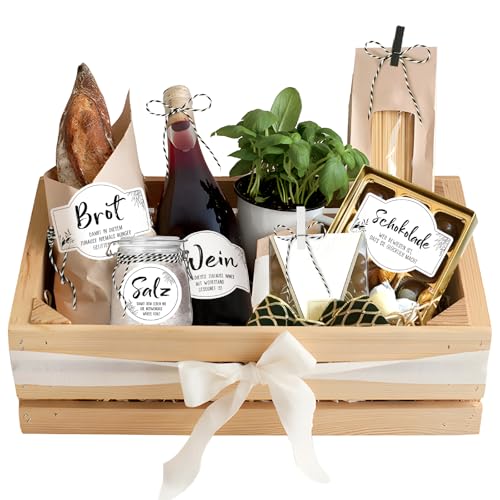 Vlecexs Brot & Salz Geschenkset - Aufkleber Für Einzugsgeschenke & Hochzeiten