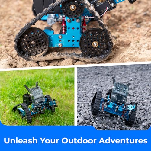 Makeblock mBot2 Rover Emo Robot Programming for Kids, Interactive Robotics Kit Learning and Outdoor Play, Remote Control Coding for Kids 8-12 and up, STEM Educational Building Toys Gifts - Image 6