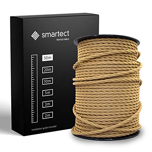 smartect Braided Cable twisted, Light Brown