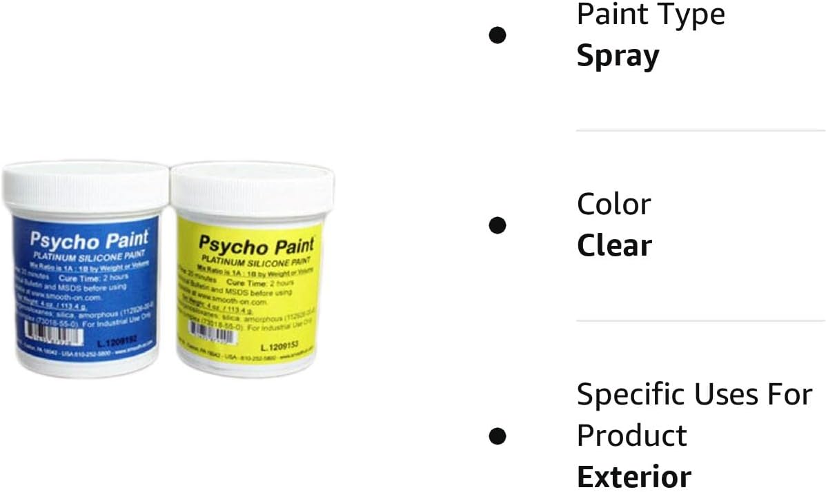 Psycho Paint - Platinum Silicone Paint Base - 8 Ounce Kit