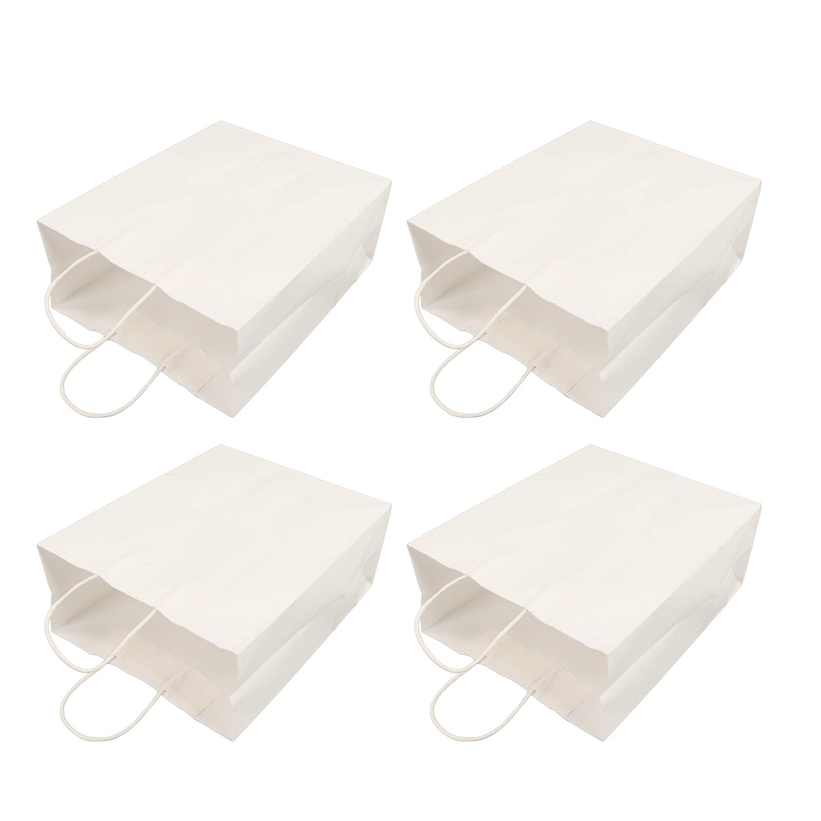Restokki Białe torby Kraft Torby na imprezy 50szt (280x280x150mm)