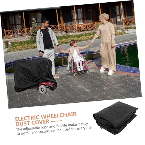 SEWOART Capa para cadeira de rodas elétrica ao ar livre, capa de transporte para cadeira de rodas, p