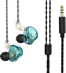 Fone De Ouvido In Ear Profissional Retorno Palco QKZ Verde