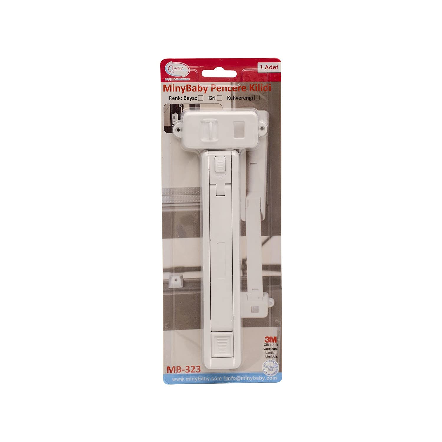 Miny Baby MB-323 Pencere Kilidi (Beyaz)