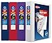Avery Heavy-Duty View 3 Ring Binders, 1.5" One Touch Slant Rings, Assorted, 12 Binders (79831)