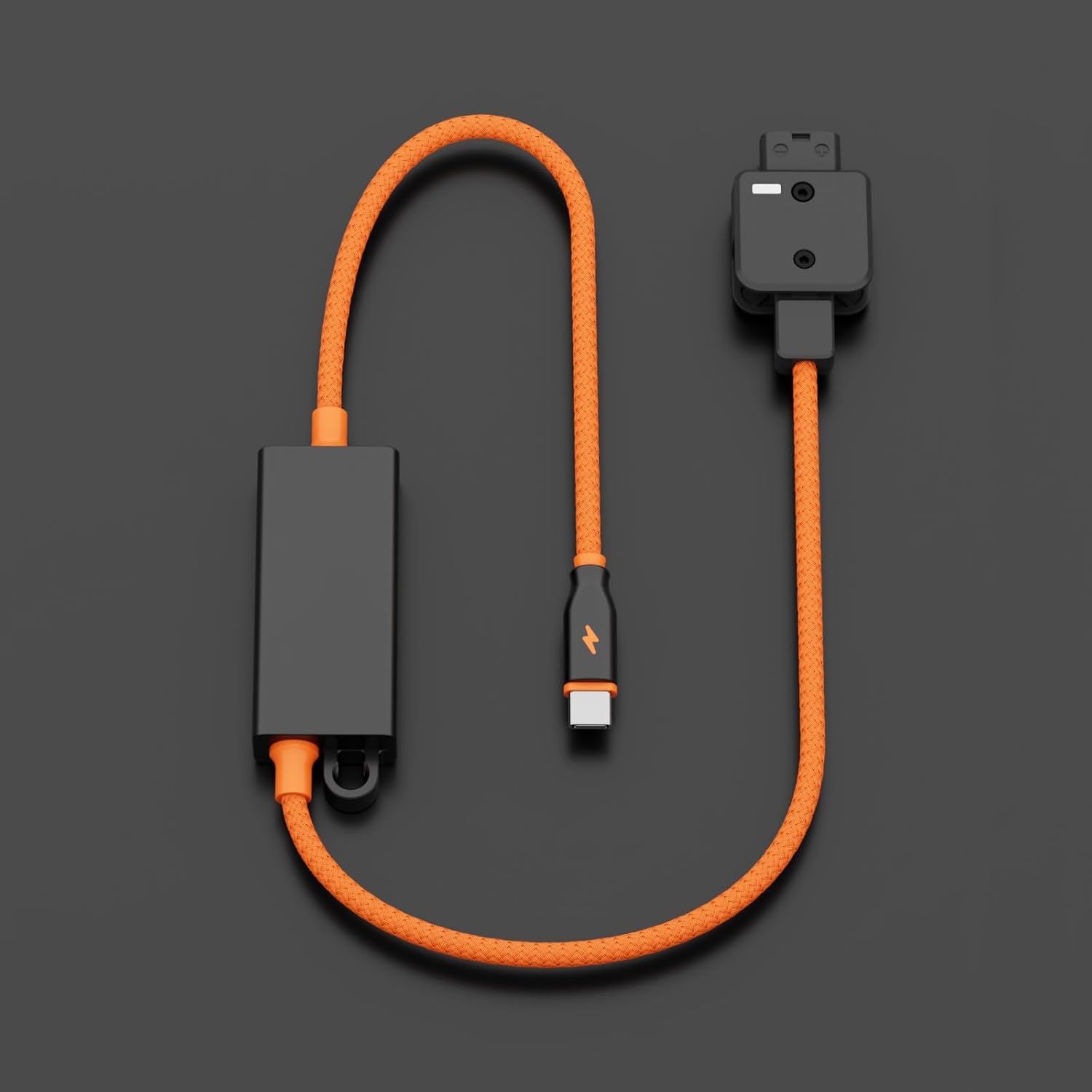 20 インチ D タップに USB C 電源ケーブル PD65W 急速充電編組コードカメラと電話用プロの写真ケーブル