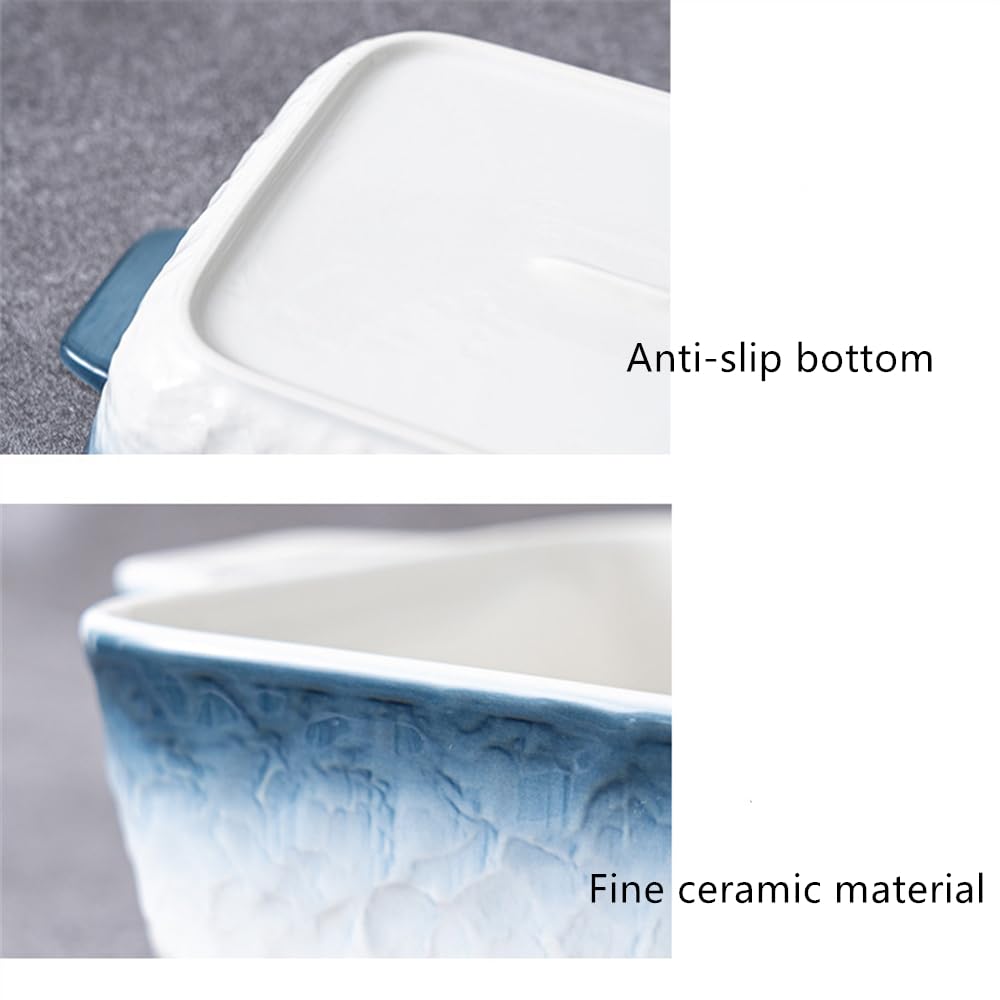 Lavandi Ceramic Bakeware Set, Rectangular And Wide UK