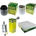 Produktbild EISENFELS Filter Set Inspektionspaket erstellt mit MANN-FILTER Ölfilter W 712/94, Luftfilter C 15 008, Kraftstofffilter WK 69, Innenraumfilter CU 26 010, Verschlussschraube