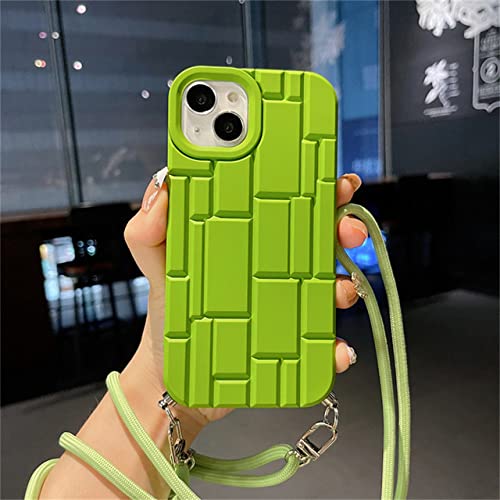 Coque arrière iPhone 11 Pro Max verte style lattice pour un look urbain actif