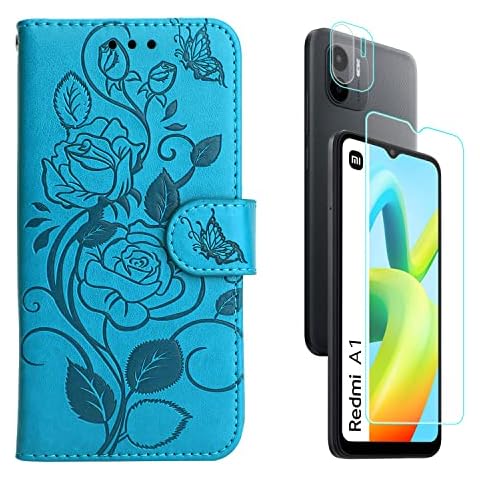 Funda Abuenora para Xiaomi Redmi A1/A2 con Protector de Pantalla y Cámara Cover