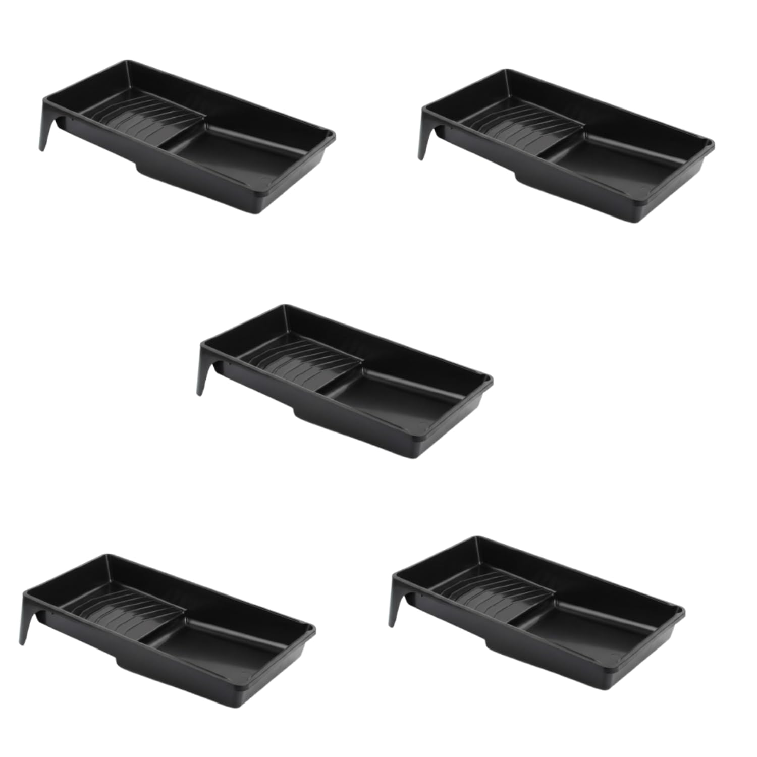 Superpetstoreuk247 Pack Of 5 4 Inch Professional Plastic Roller Trays Decorators Painting Paint Tray