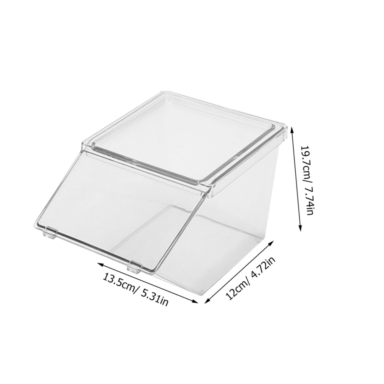 ABOOFAN Porta Bolsitas de Té Acrílico 4 Piezas, Caja Organizadora | Set Apilable de Sobremesa, Acabado Liso, para Mantener Pequeños Objetos Ordenados