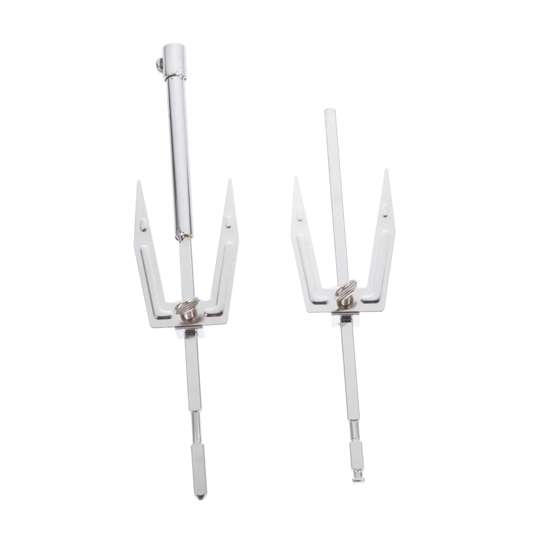 FUNOMOCYA Stainless Steel Rotating Meat Fork Bbq Chicken Skewers Fork Easy to Use