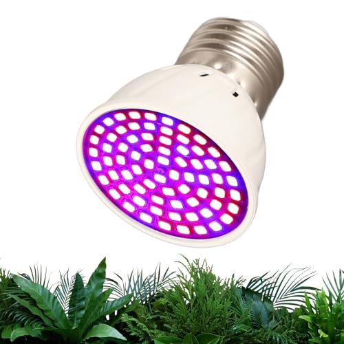 Ampoule LED de croissance, E27 Lampe à ampoule à spectre complet pour plantes à spectre complet,ampoule hydroponique à fleurs végétales pour serre de...